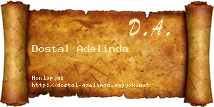 Dostal Adelinda névjegykártya